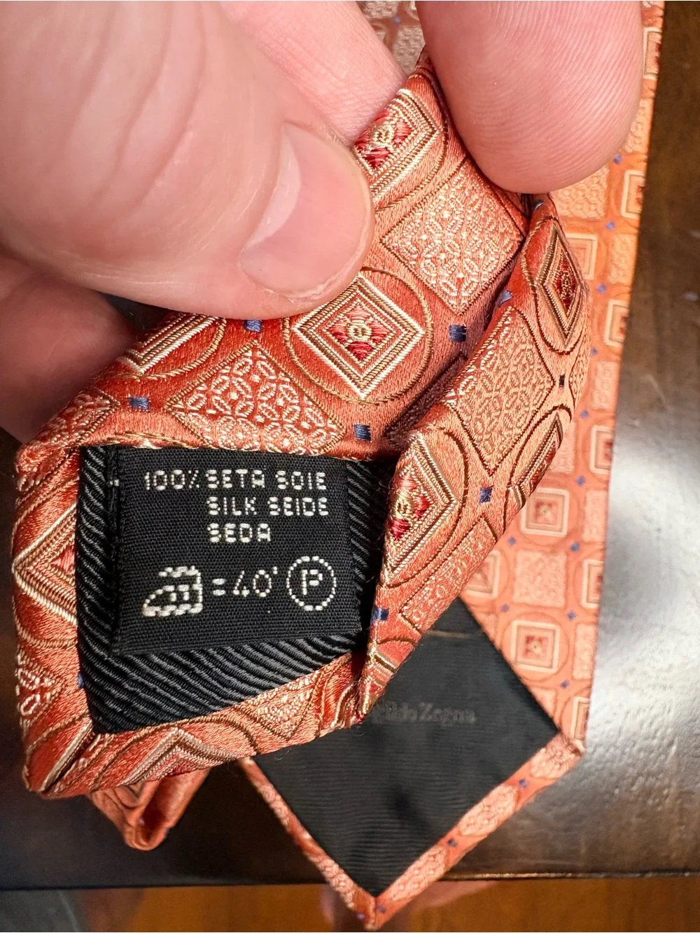 Ermenegildo Zegna vibrant orange